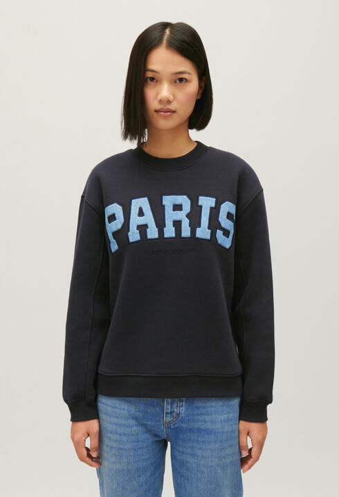 Navy blue Paris jumper