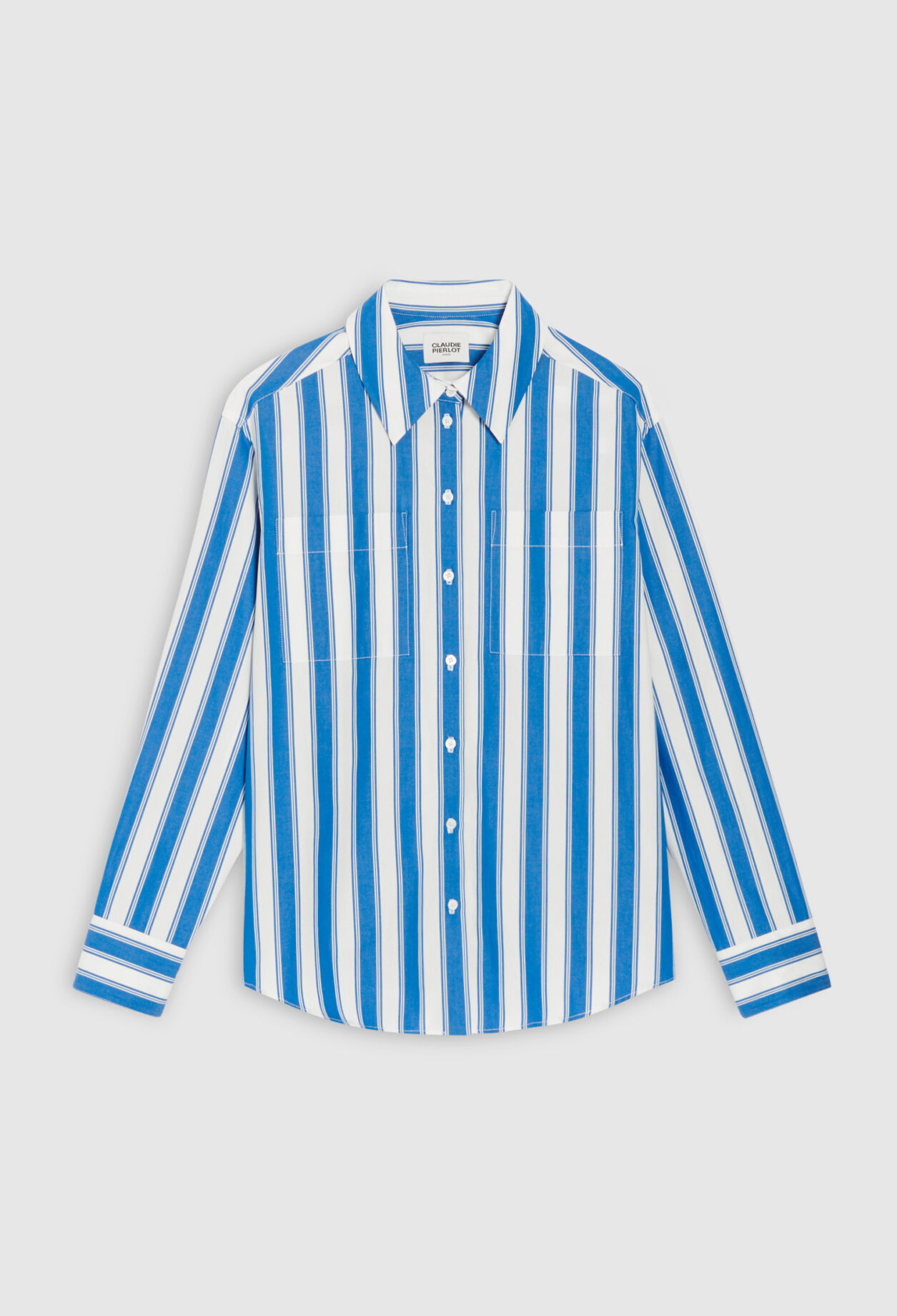 Chemise rayures bleue