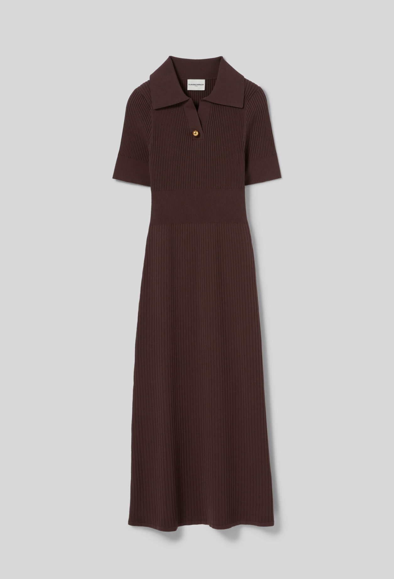 Robe mi-longue en maille