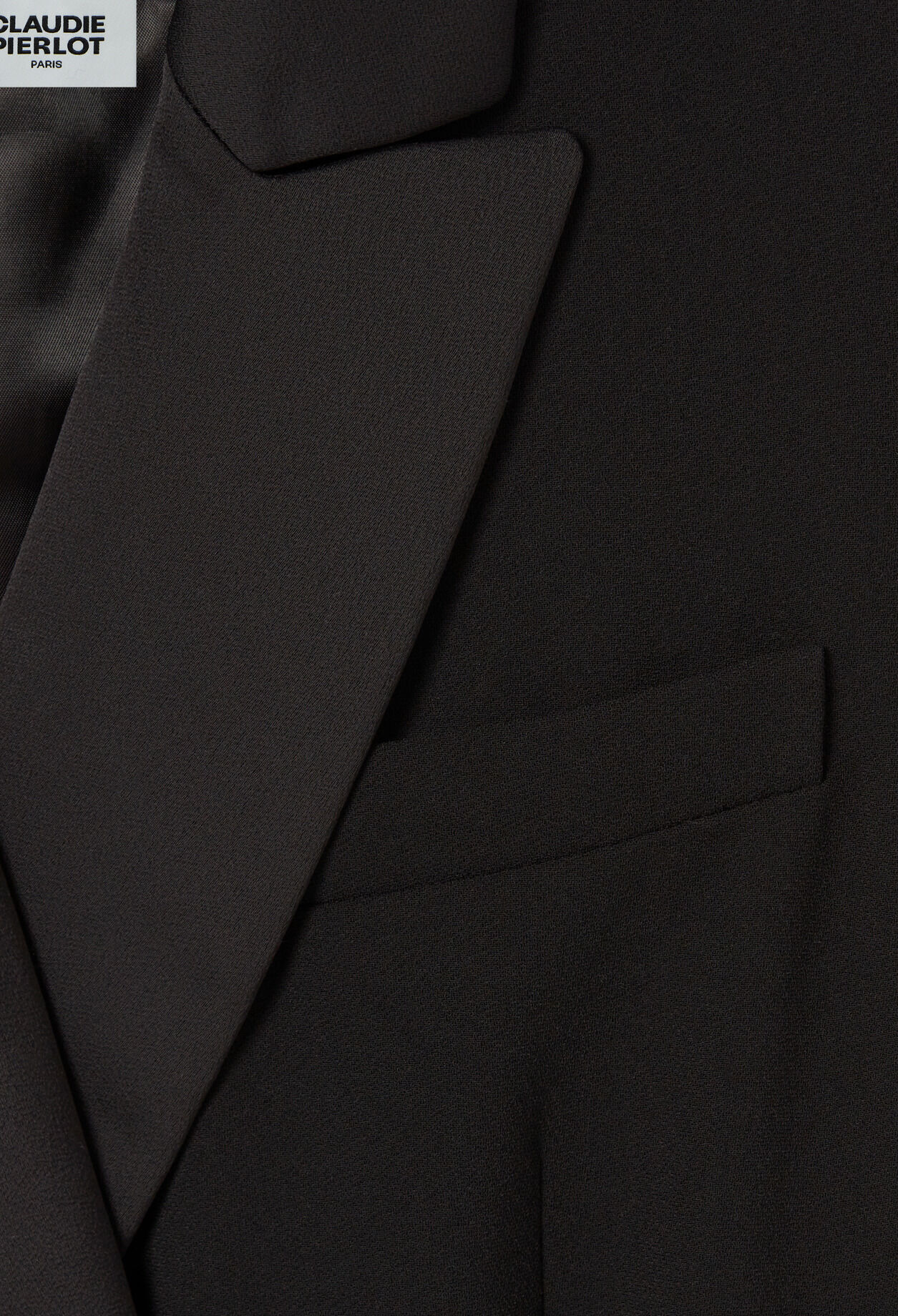 Veste tailleur boutonnée ceinturée