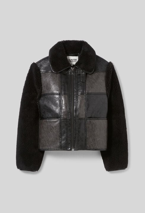 Mixed-material jacket