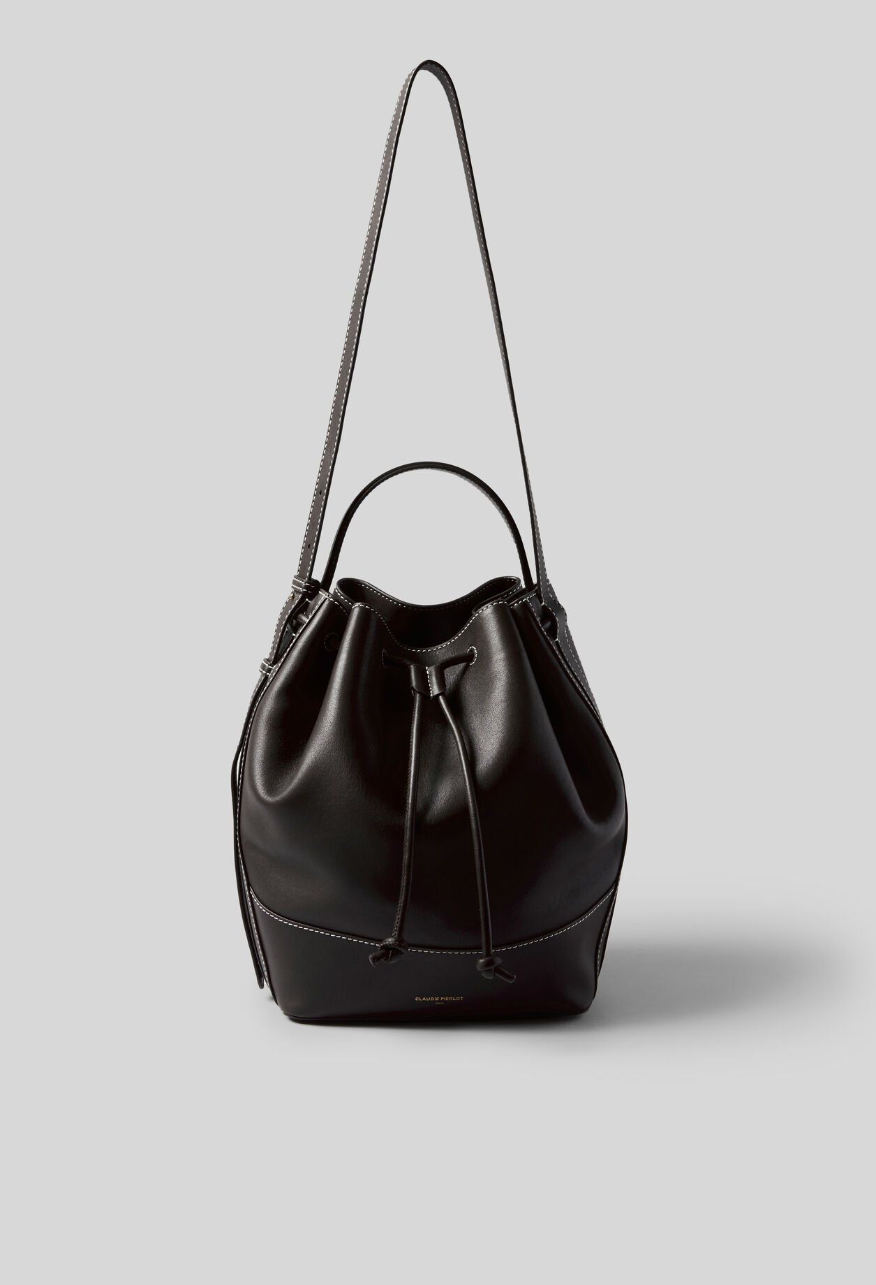 Grand sac seau cuir