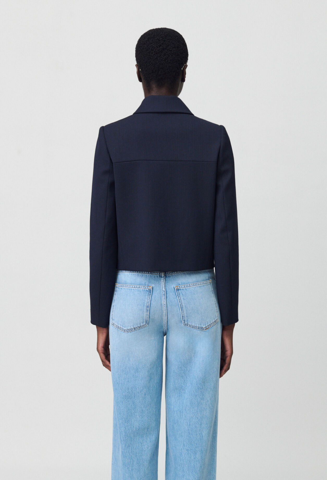 Veste boite marine