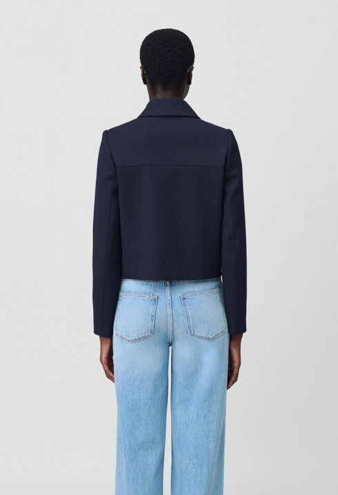 Veste boite marine