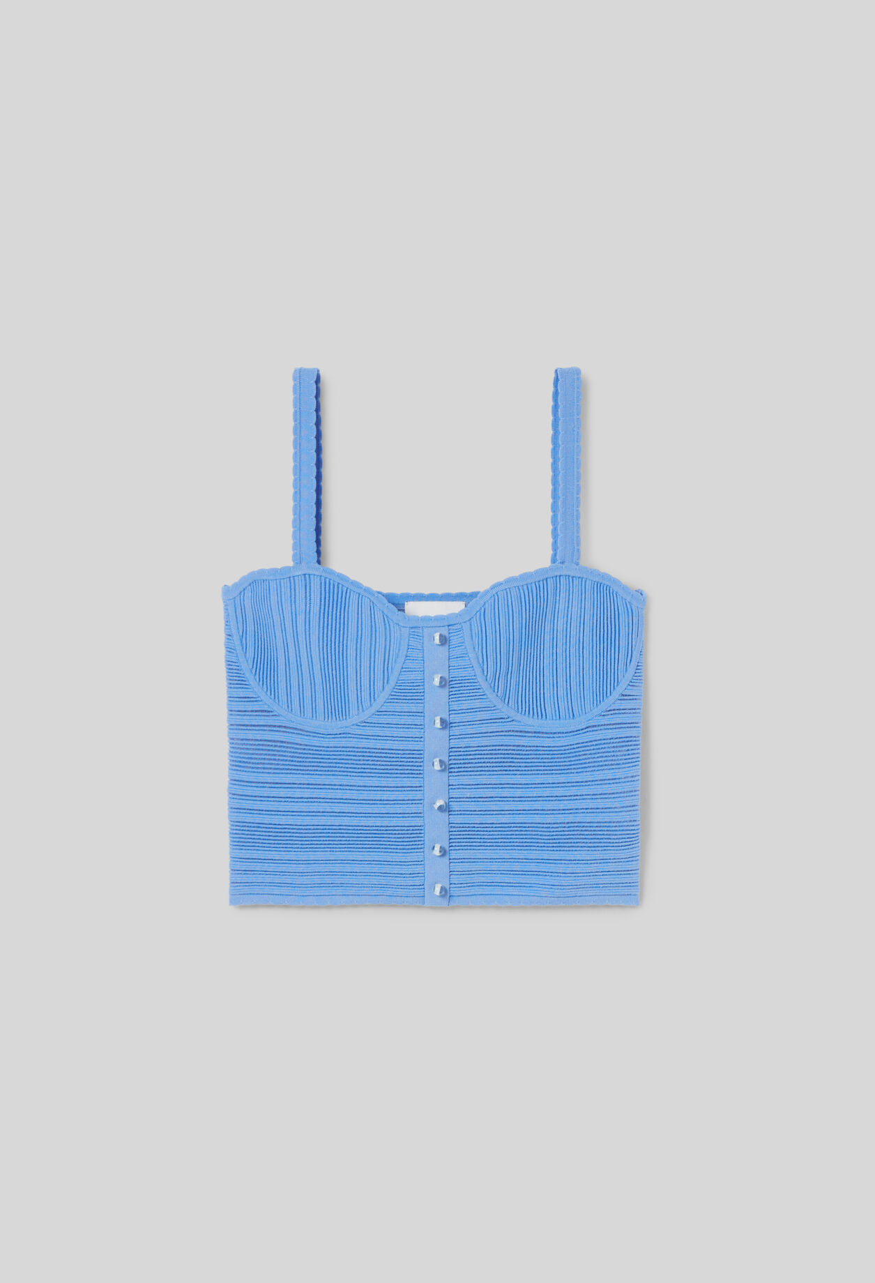 Top maille fine décolleté