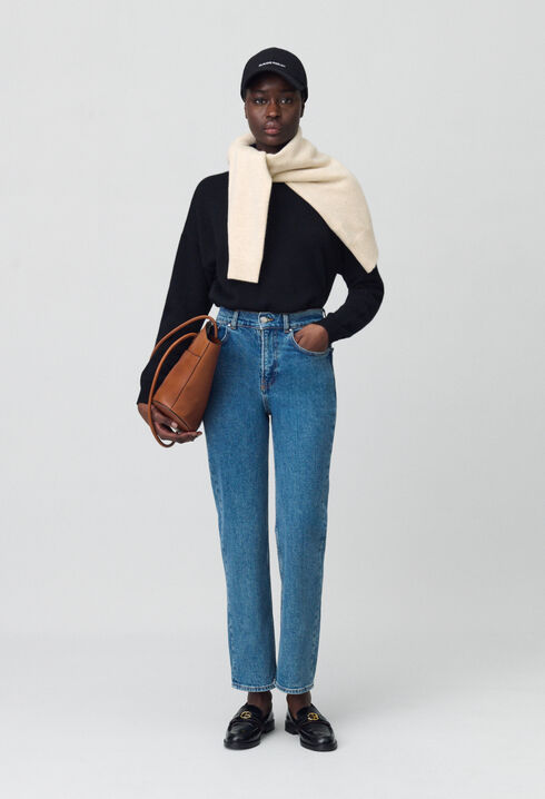 Jean Toto slim 7/8ème bleu délavé