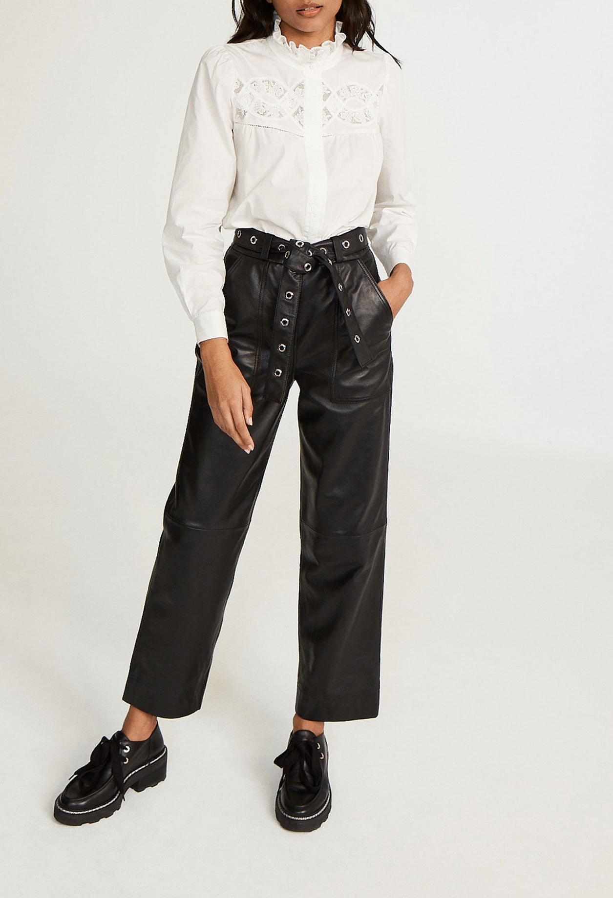 Leather trousers