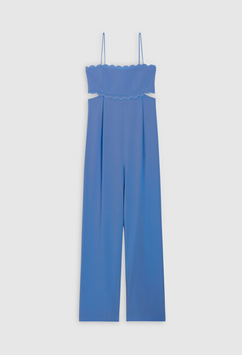 Blue jumpsuit