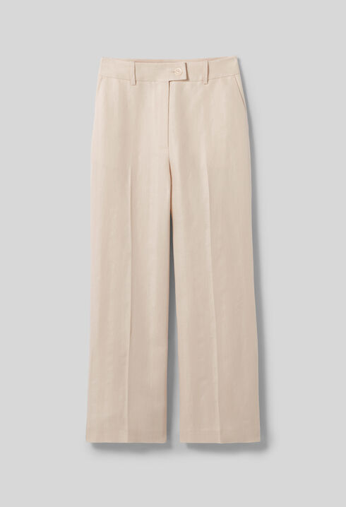 Flowy linen trousers