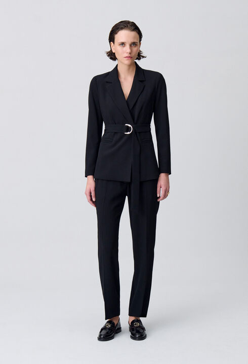 Pantalon tailleur cigarette