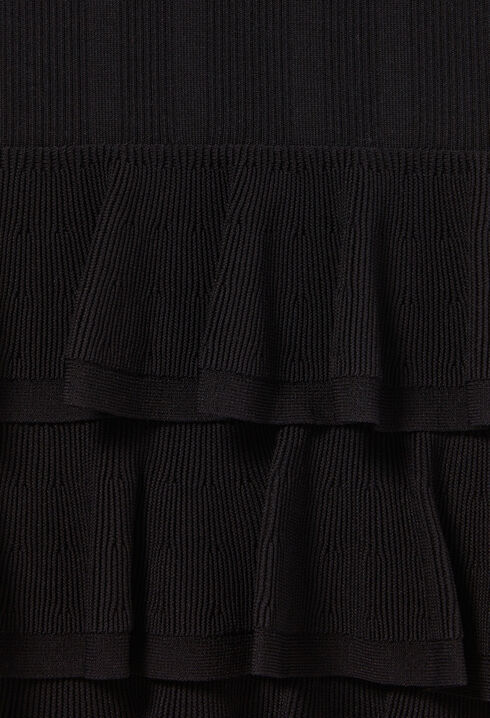 Robe courte maille fine