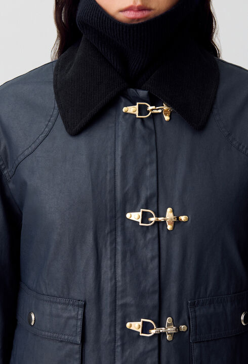 Parka courte cirée
