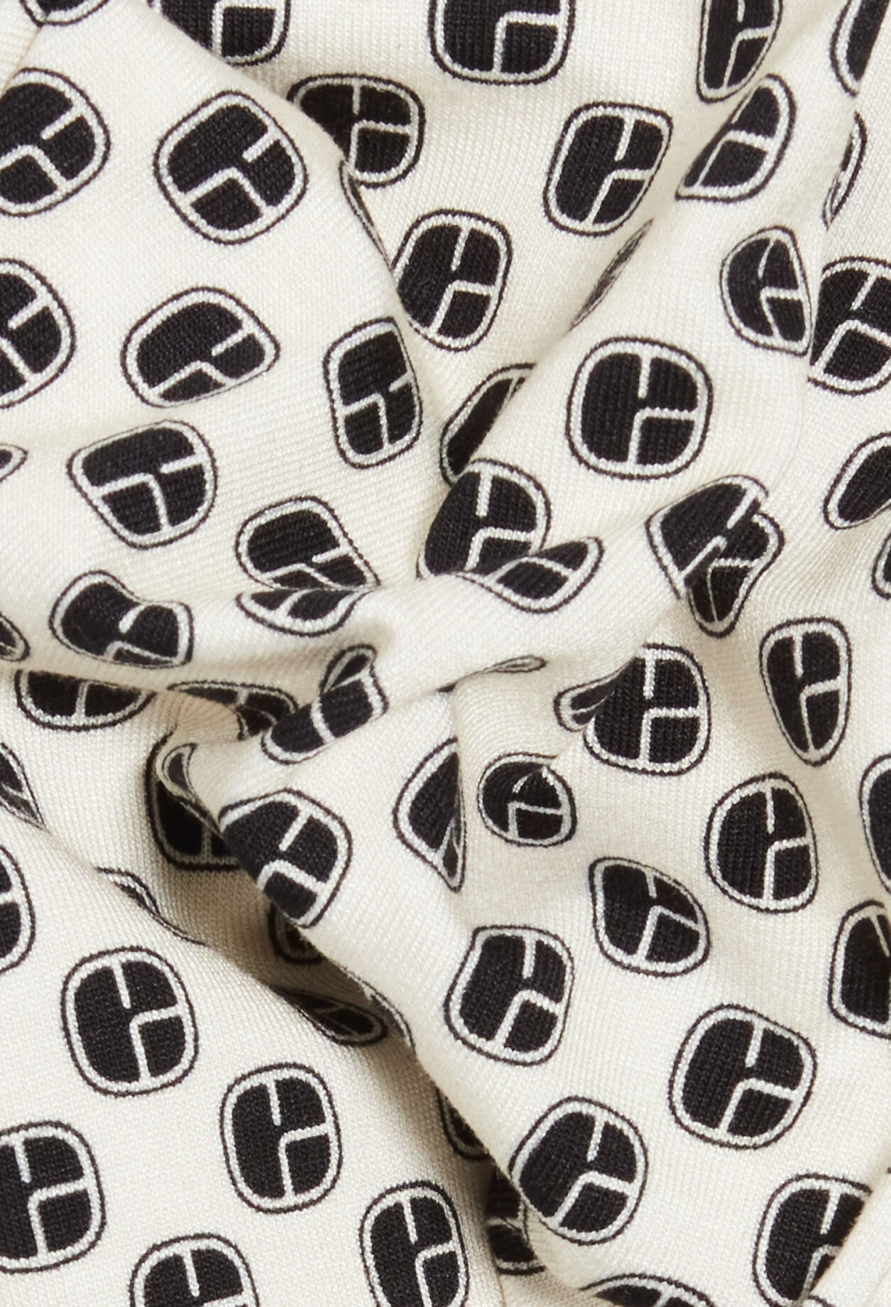 Pull imprimé monogramme CP