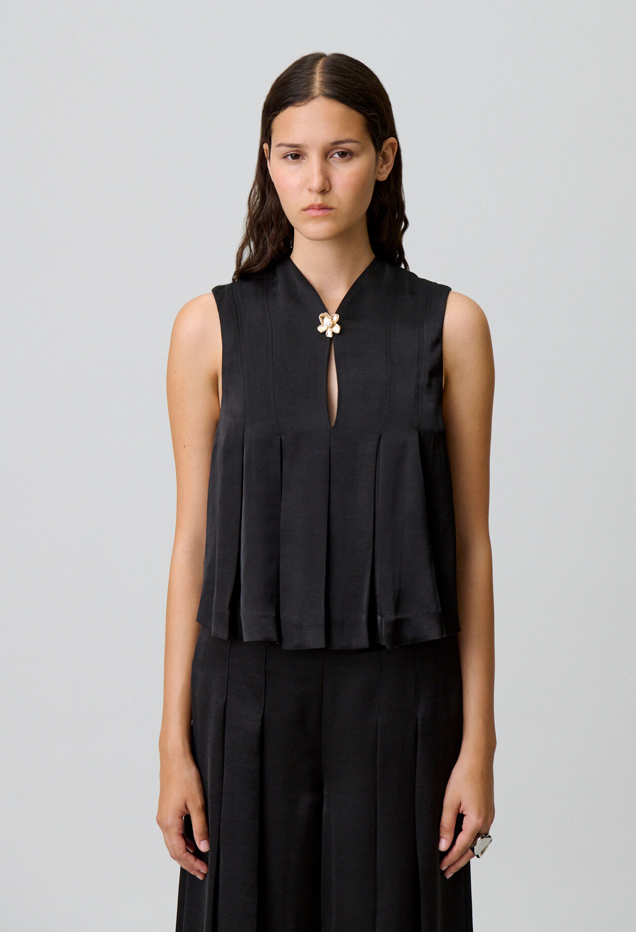 Flowy sleeveless top