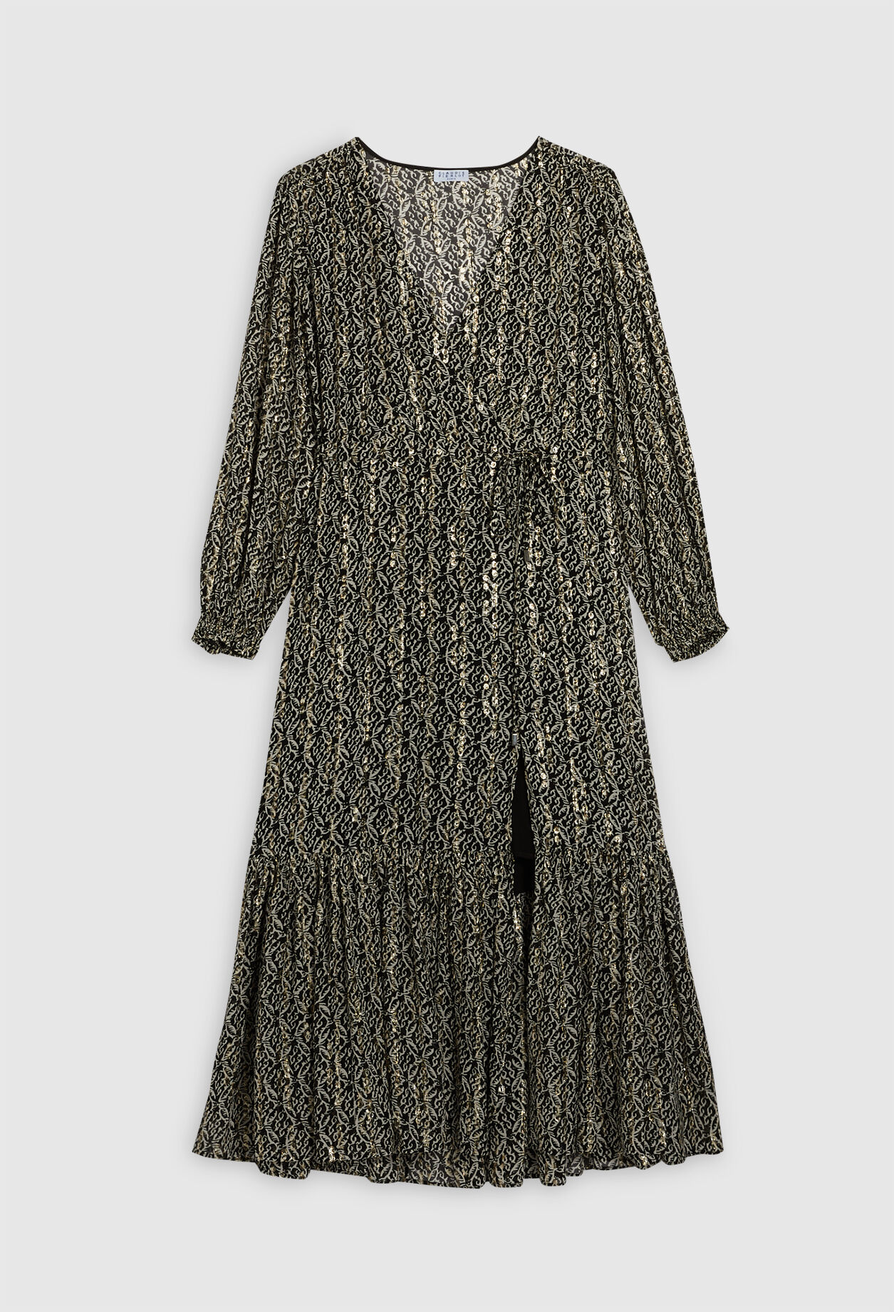 Printed midi dress
