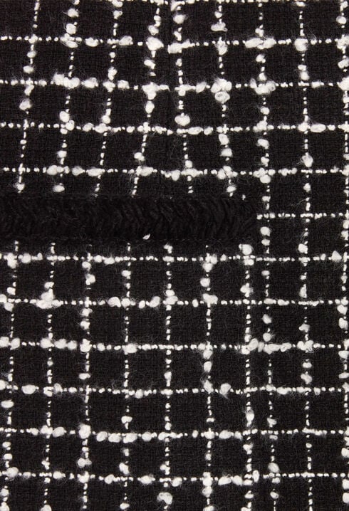 Short tweed bicolore