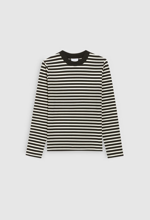 Breton top from eco-friendly viscose