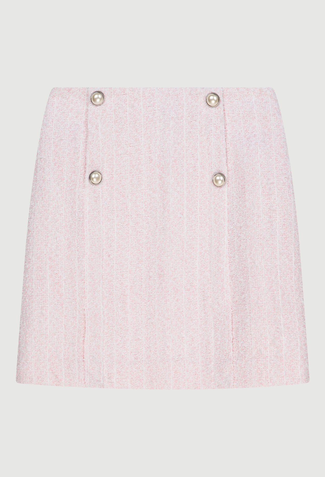 Jupe courte en tweed