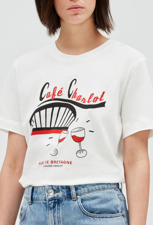 White Café Charlot T-shirt