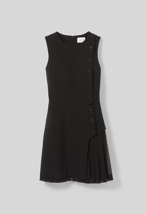 Pleated Mini Dress