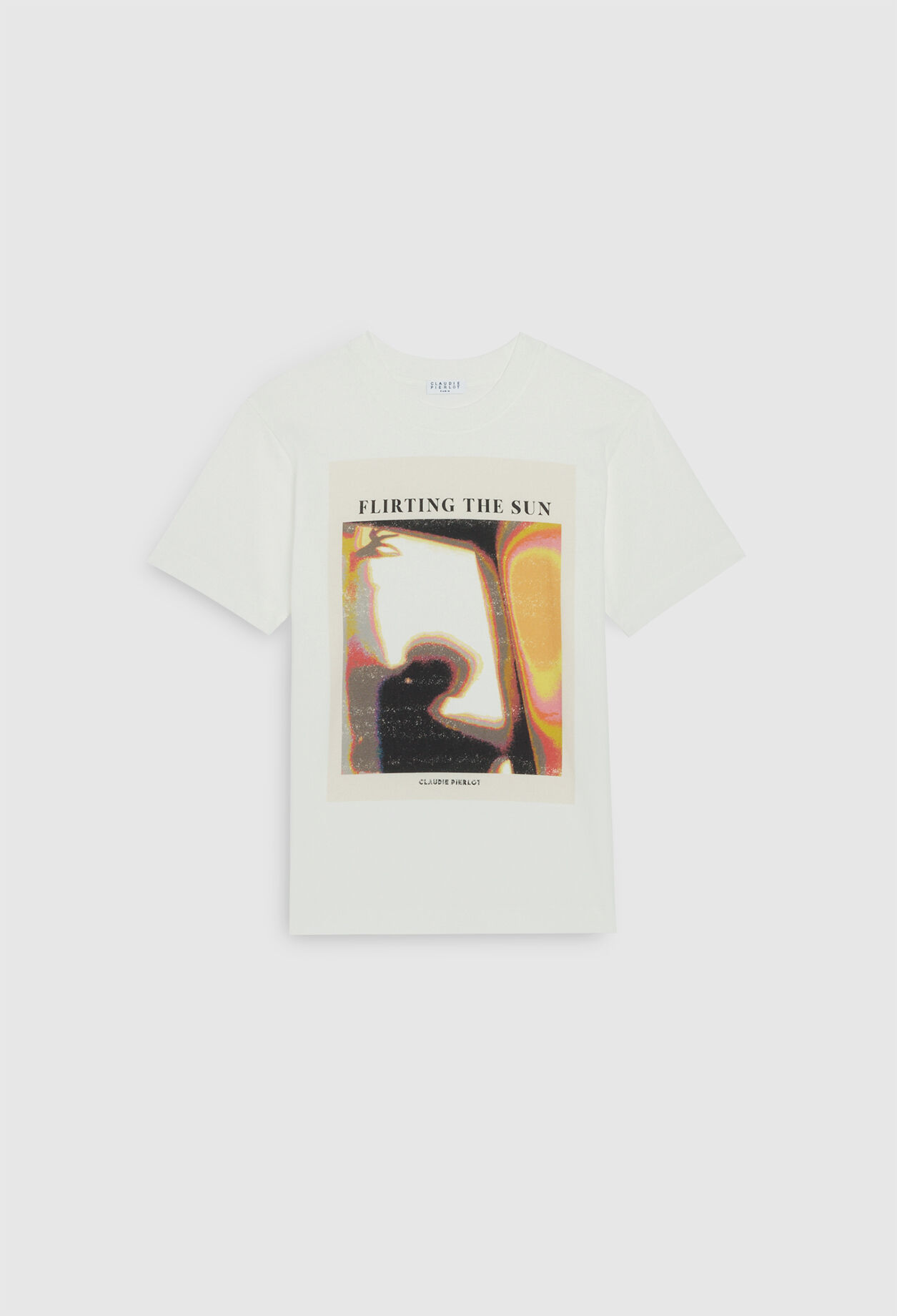 T-shirt blanc à manches courtes