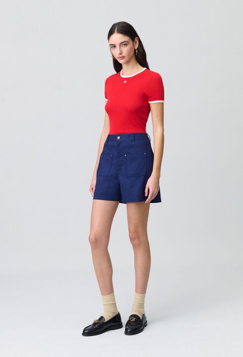 Short denim
