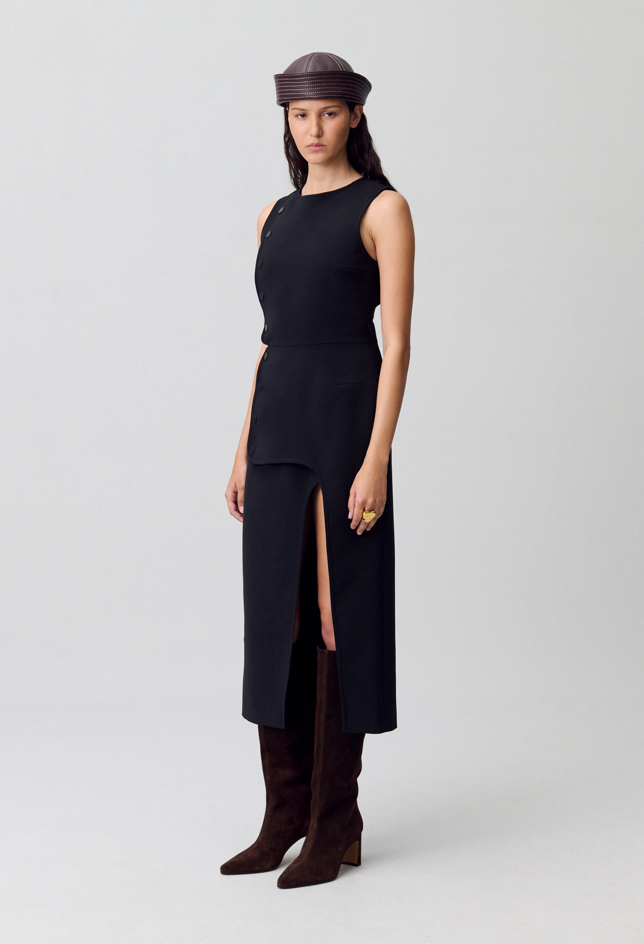 Robe longue noire