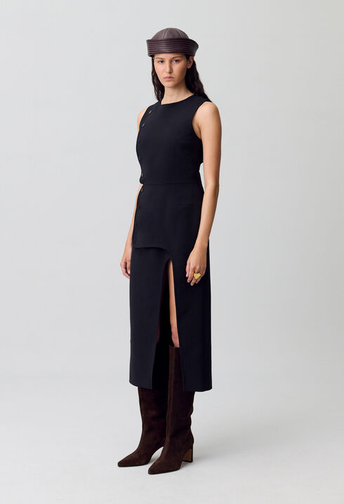Robe longue noire