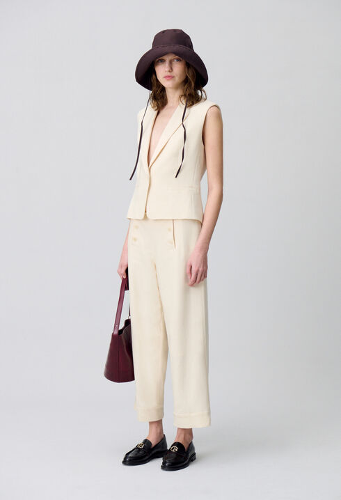 Veste de tailleur sans manches