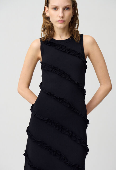 Robe longue fine maille