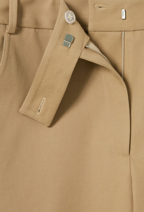 Wide-Leg Straight Cargo Trousers