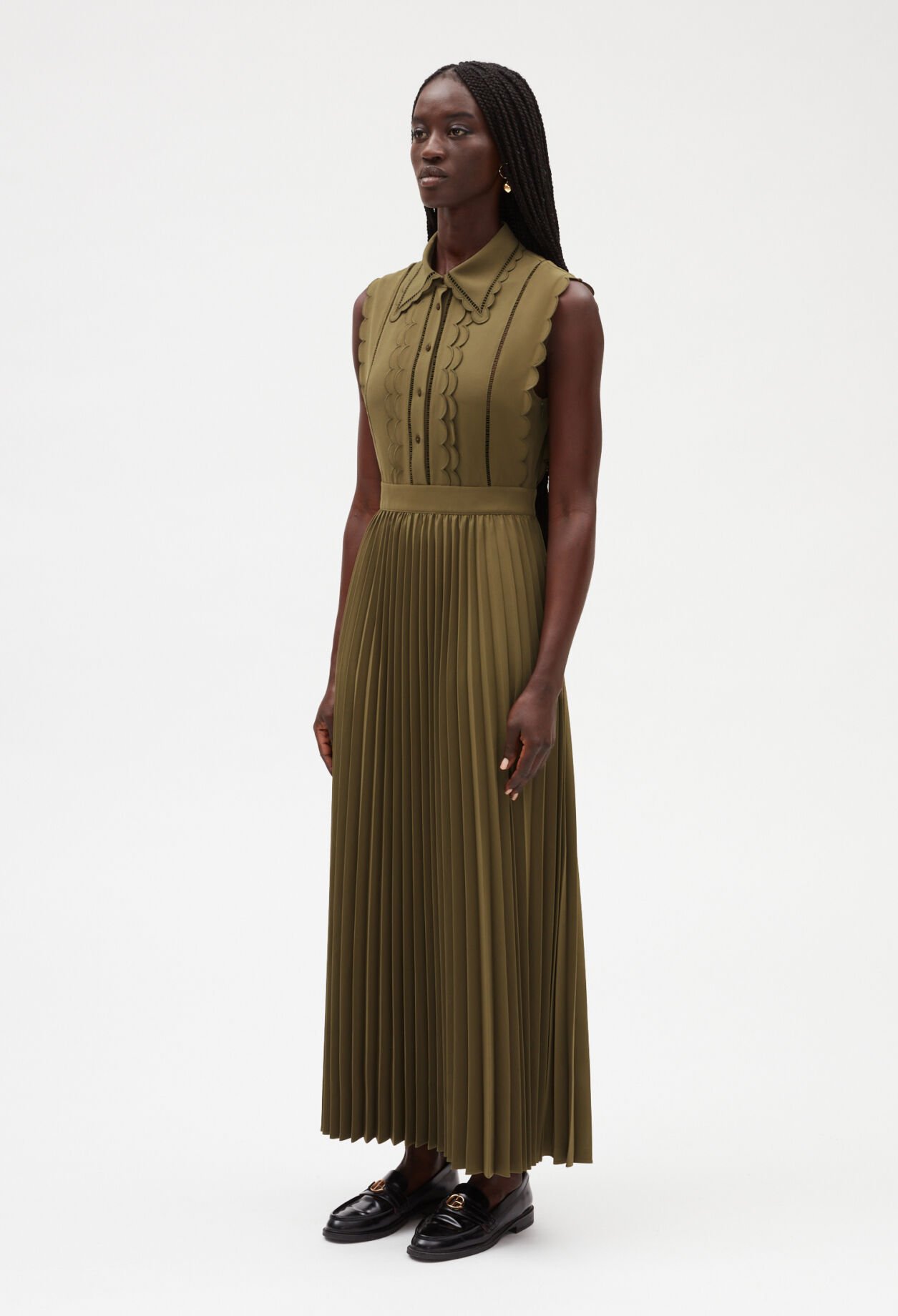 Long khaki dress