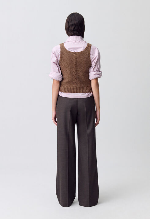 Top maille fine