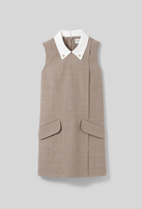 Short checked dress