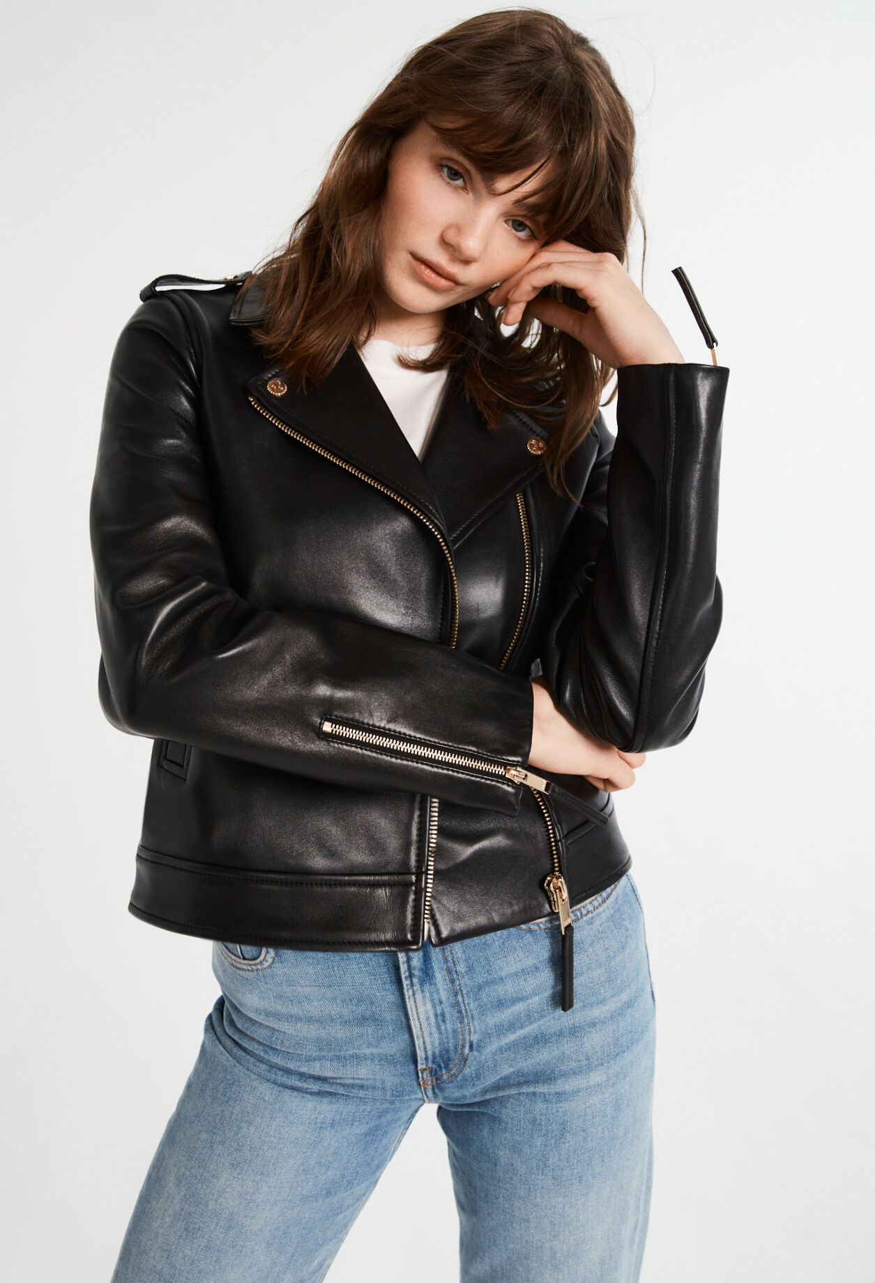 Leather jacket