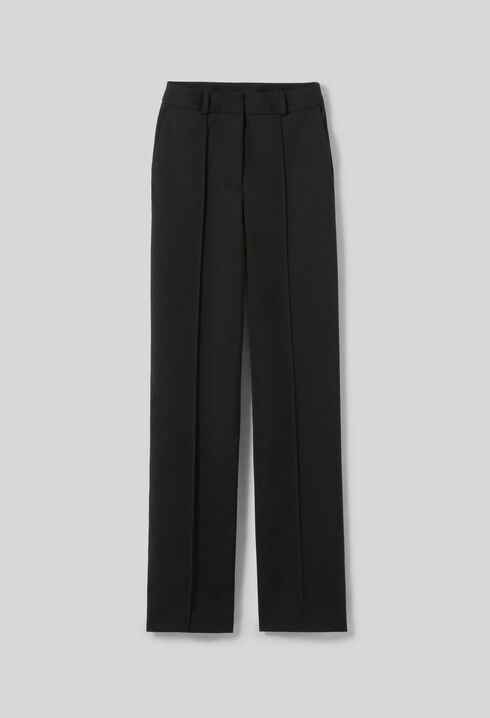 Straight tailored trousers