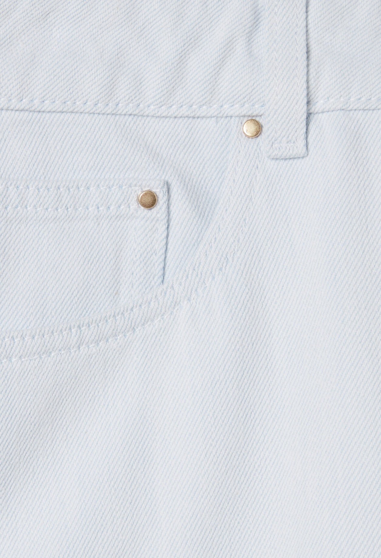 Jupe denim courte à plis