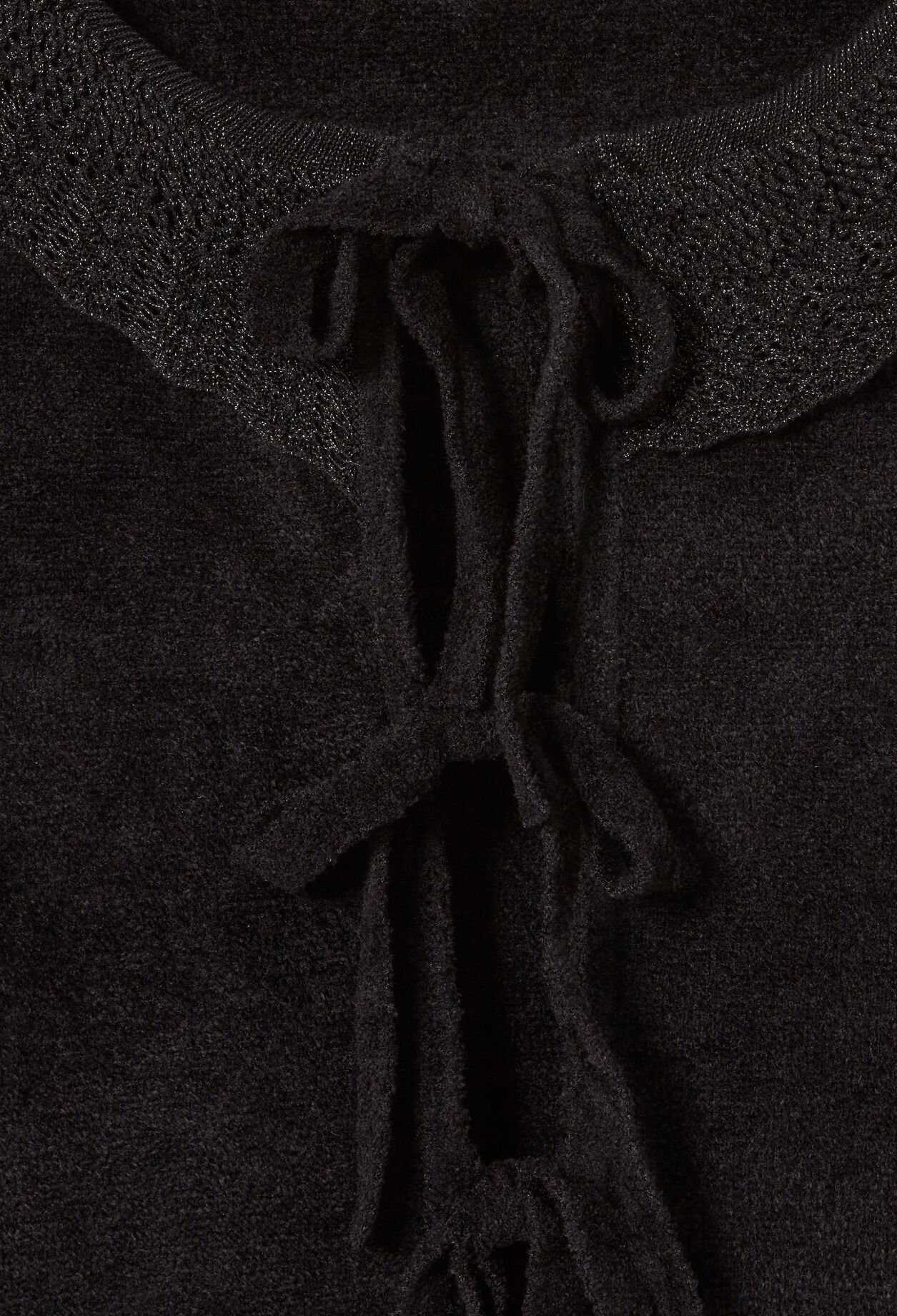 Cardigan maille velours