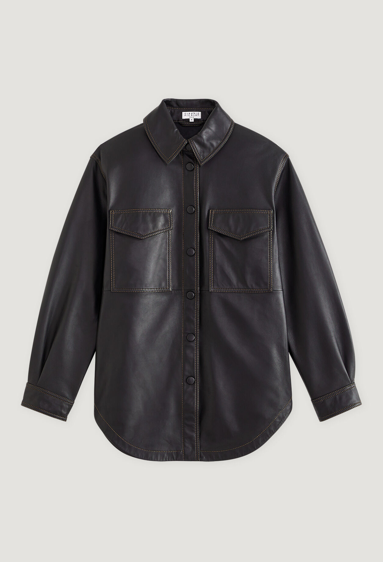 Chemise en cuir