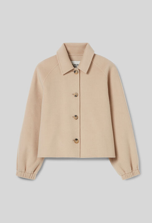 Veste courte col chemise