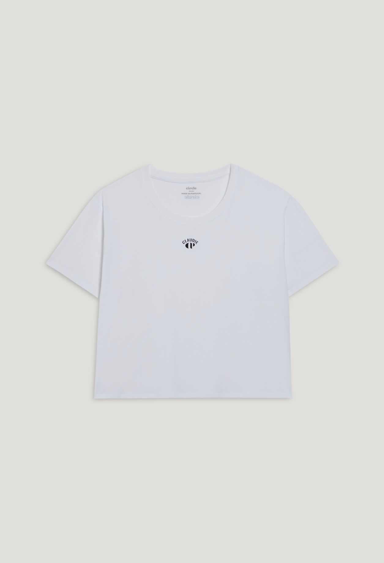 Claudie x Circle cropped T-shirt