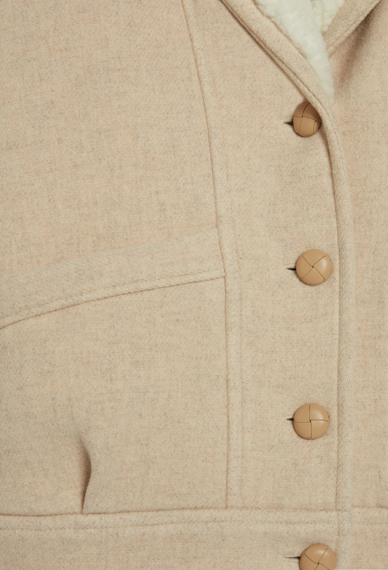 Short wool coat