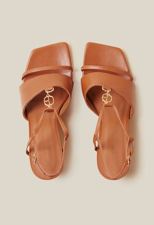 Sandales talon bijou CP