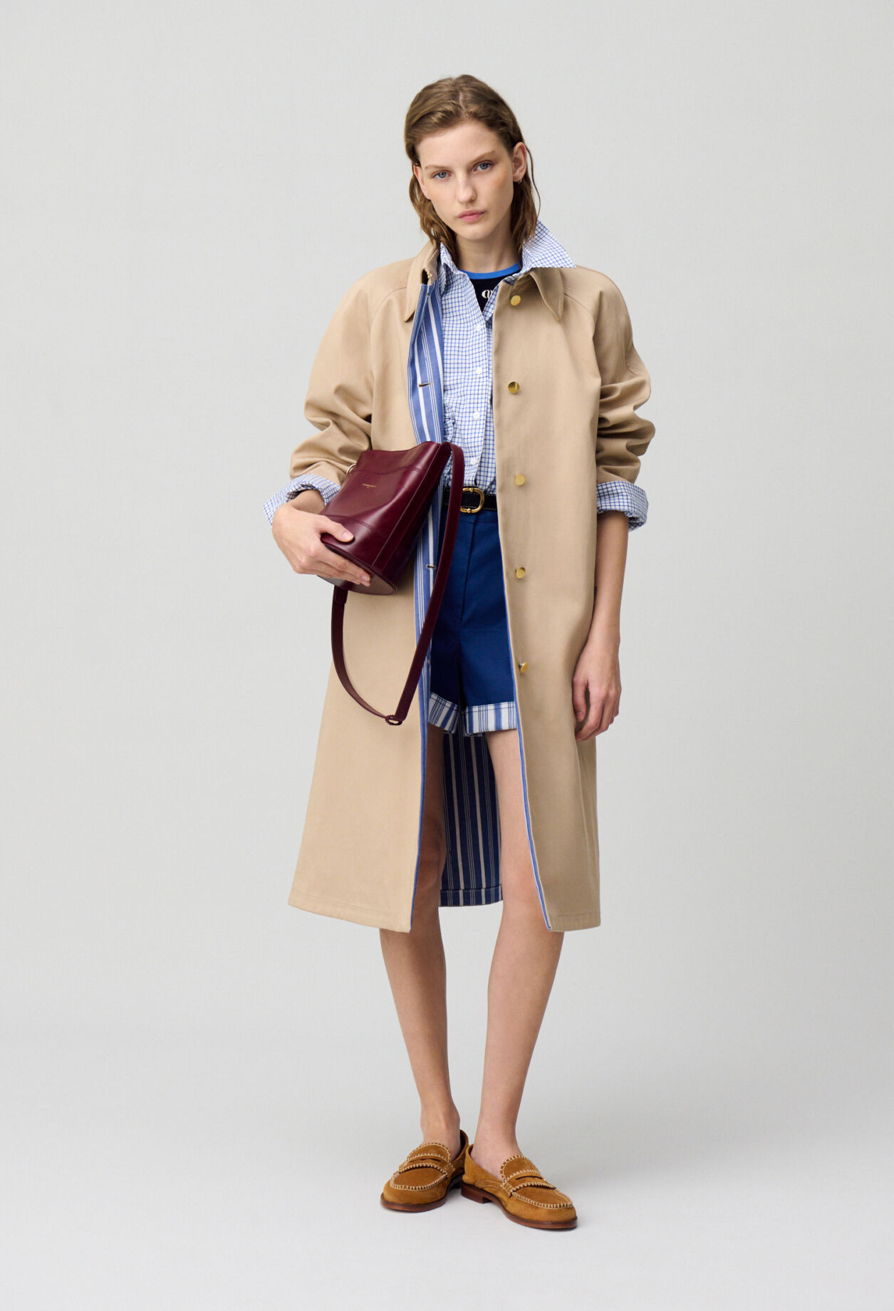 Straight mid-length trench