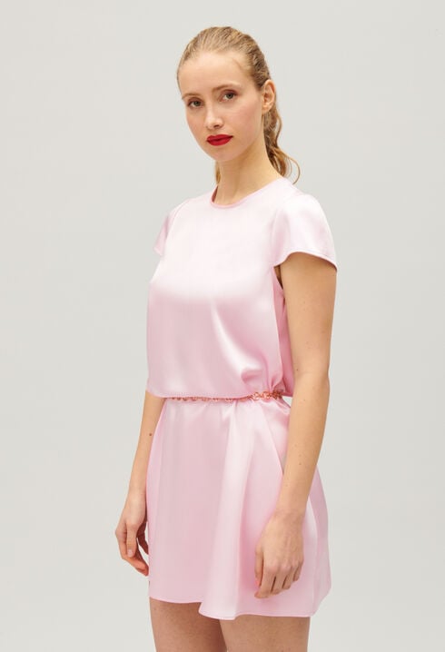 Short flowing babydoll dress