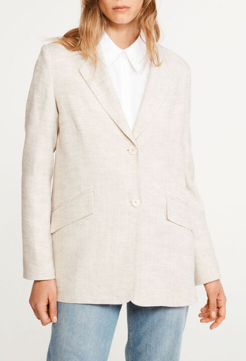 Straight-fit blazer