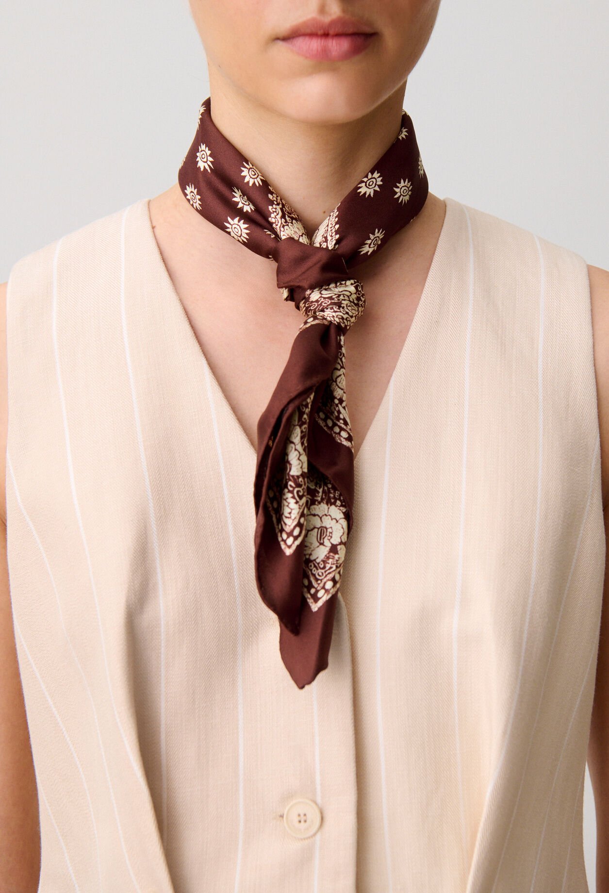Printed Square Scarf