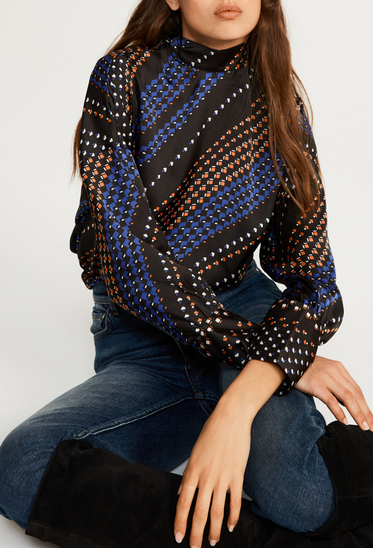 Patterned blouse