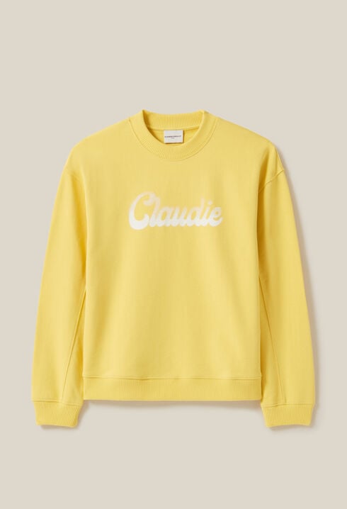 Oversized Claudie Print Sweatshirt