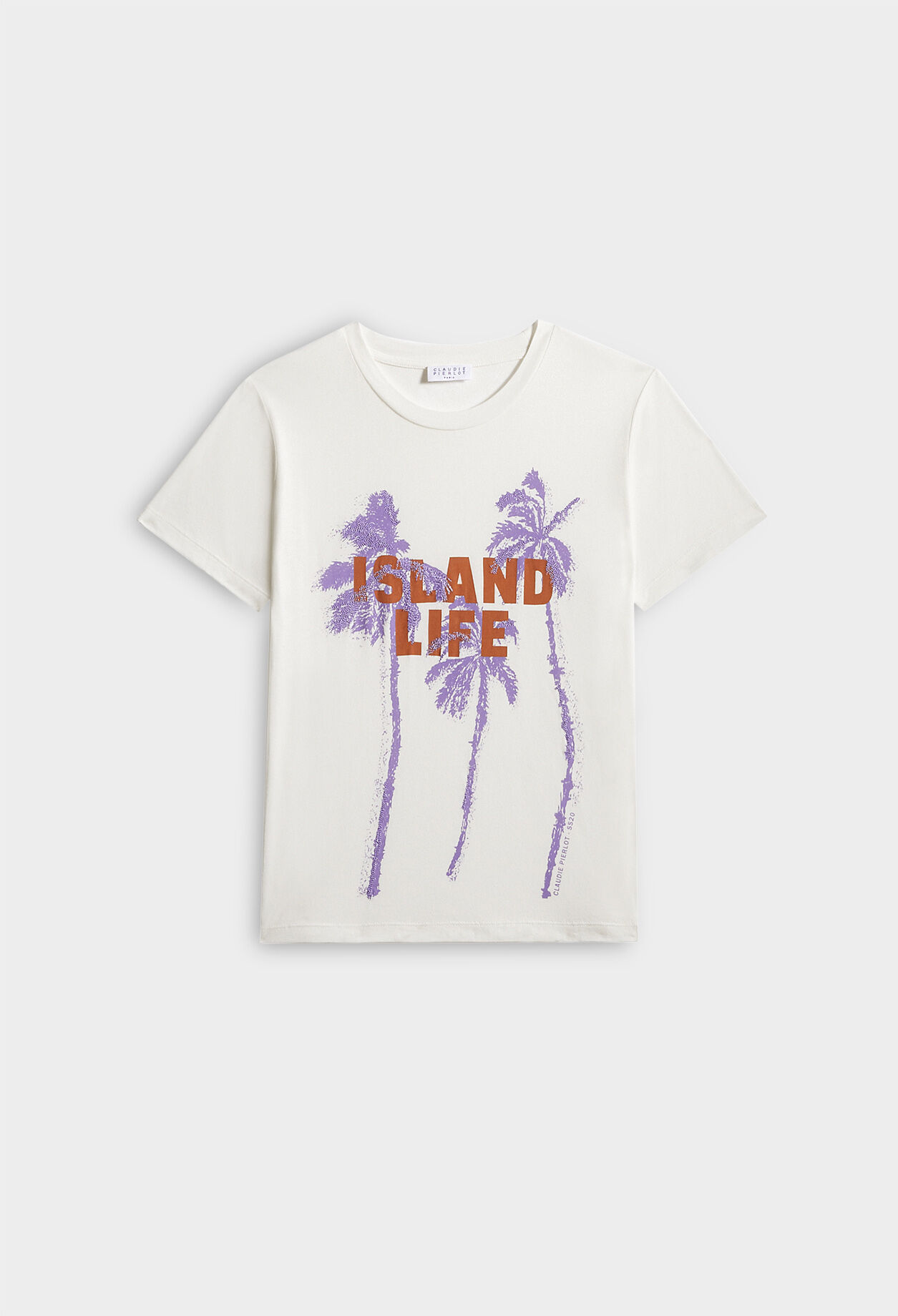 T-shirt sérigraphié en coton biologique